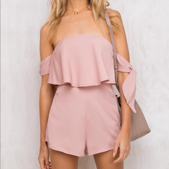 Princess Polly Pants - Pink Romper